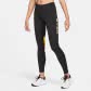 Nike Damen Lauftight Dri-FIT Epic Fast Mid-Rise 7/8 Leggings DQ6330-010 S Black/Yellow Ochre/White | S