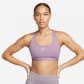 Nike Damen Sport BH Light-Support Non-Padded DX6817-536 XL Violet Dust/White | XL