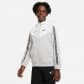 Nike Jungen Kapuzenjacke Full Zip Repeat DZ5622-012 128-137 Lt Iron Ore/Summit White/Blck | 128-137