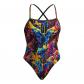 Funkita Damen Badeanzug Strapped In One Piece FKS034L 