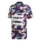 adidas Herren Trikot TAN Graphic Trikot FS5074 S Team Navy Blue/Sky Tint/Maroon | S