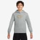Nike Kinder Kapuzenpullover CR7 Club Fleece HF4348-077 128-137 Lt Smoke Grey/Htr/Metallic Gold | 128-137