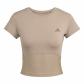 adidas Damen T-Shirt Hyperglam Rib Baby Tee 