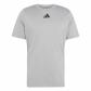 adidas Herren T-Shirt M SS Pregame A JX4455 XL Medium Grey Heather/Black | XL