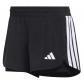 adidas Damen Short Pacer Workout Woven 2in1 