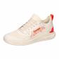 Beige/Fluo Rot