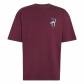 adidas Herren T-Shirt Snowball GFX Tee LG5065 XS Maroon | XS