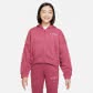 Nike Kinder Kapuzenjacke Full-Zip Fleece Hoodie DV2565-633 147-158 Sweet Beet | 147-158