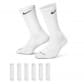 Nike Unisex Sportsocken Everyday Plus Cushioned Crew 6PR SX6897-100 38-42 White/Black | 38-42