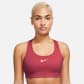 Nike Damen Sport BH Swoosh Medium Support DX6821-648 XL LT Fusion/Red/White | XL