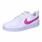 Nike Kinder Sneaker Court Borough Low Recraft (GS) DV5456-113 36 White/Laser Fuchsia | 36