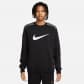 Nike Herren Pullover Sportswear FL. Crew Neck Sweatshirt FN0245-010 XL Black/Iron Grey | XL