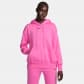 Nike Damen Kapuzenpullover Phoenix Fleece Oversized Pullover DQ5860-675 XS Playful Pink/Black | XS