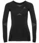 Odlo Damen Unterwäsche Baselayer Fundamentals Warm Crewneck 195791-60056 XS Black-Graphite Grey | XS