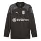 Puma Herren Trainingstop Borussia Dortmund 1/4-Zip Top w/ sponsor 771824-12 XL Puma Black-Puma Silver | XL