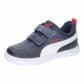 Puma Kinder Sneaker Courtflex V2 V INF 370144-01 25 Peacoat-High Risk Red | 25