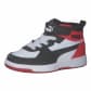 Puma White-Puma Black-High Risk Red