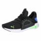 Puma Unisex Laufschuhe Softride Enzo Evo 377048-12 44.5 Puma Black-Fizzy Lime-Royal Sapphire | 44.5