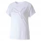 Puma Damen T-Shirt Train Favorite Jersey Cat Tee 519523-02 S Puma White | S