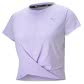 Puma Damen T-Shirt Train Twisted Tee 520283-16 L Light Lavender | L