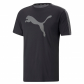 Puma Herren T-Shirt Fit Commercial Logo Tee 522131-01 S Puma Black | S
