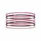 Under Armour Mädchen Stirnband Stirnband Mini Elastic 6PK 1389933-659 Fuchsia Dusk/White | One size
