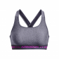 Under Armour Damen Sport BH Mid Crossback Heather 1361036-558 S Tempered Steel Light Heather | S