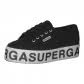 Superga Damen Sneaker 2790 Cotw Glitterlettering S111TRW-A02 41 Black-Black | 41