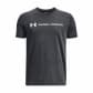 Under Armour Jungen T-Shirts UA B Logo Wordmark SS 1380747-001 160-170 Black Medium Heather | 160-170