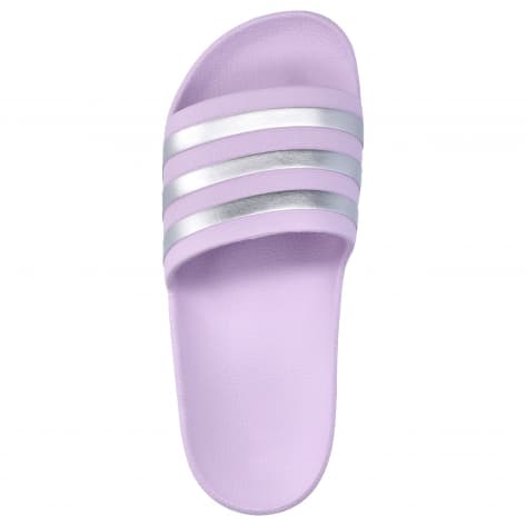adidas Damen Badeschlappen Adilette Aqua IE8920 39 Ice Lavender/Matte Silver | 39
