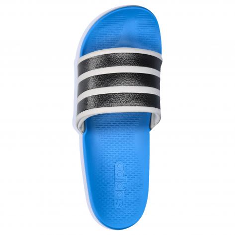 adidas Herren Badeschlappen Adilette Comfort 2.0 HQ2471 43 Grey Two/Core Black/Ray Blue | 43