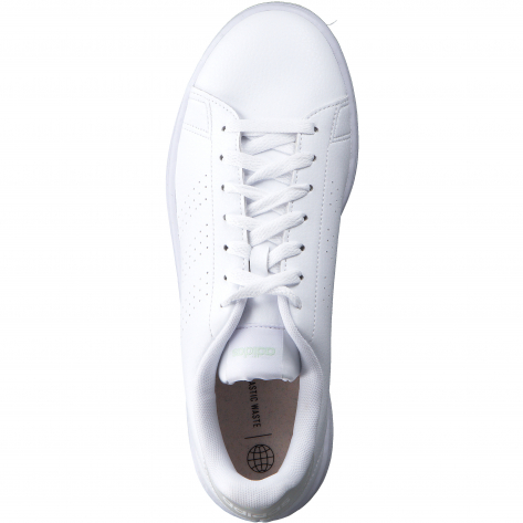 adidas Damen Sneaker Advantage GW9273 38 Ftwr White/Ftwr White/Line Green | 38