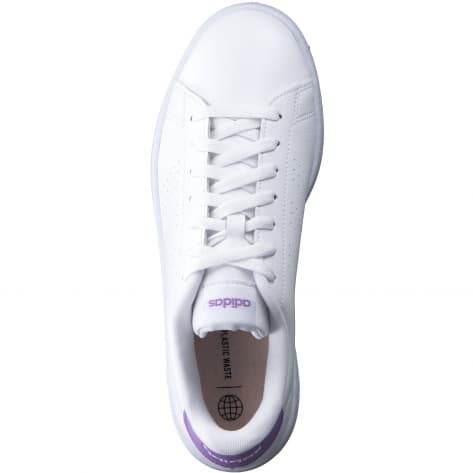 adidas Damen Sneaker Advantage HR0320 42 Ftwr White/Ftwr White/Viofus | 42
