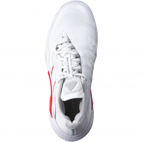 adidas Damen Tennisschuhe Barricade W GW5034 41 1/3 Ftwr White/Silver Met./Grey Two | 41 1/3