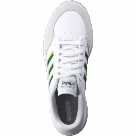 adidas Herren Sneaker Breaknet GY9587 40 Ftwwht/Cgreen/Impyel | 40
