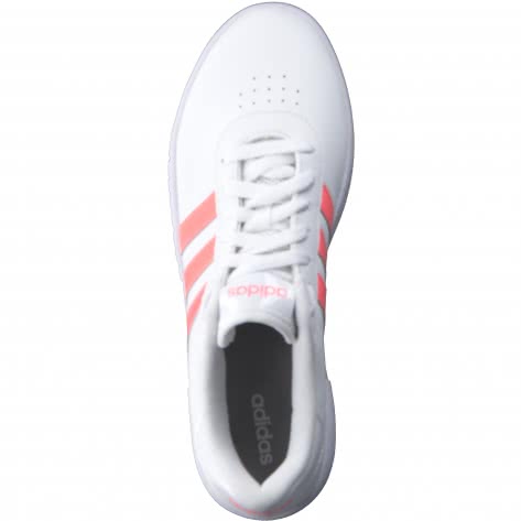 adidas Damen Sneaker Court Bold GY8582 42 2/3 Ftwr White/acid Red/Grey Two | 42 2/3