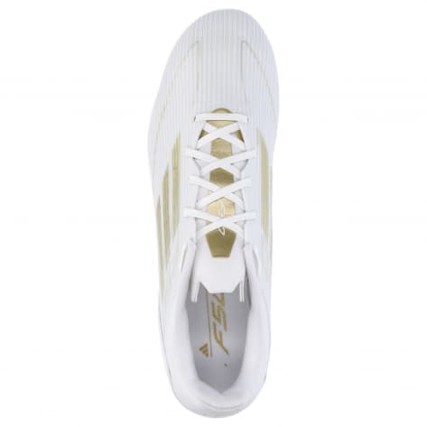 adidas Herren Fussballschuhe F50 LEAGUE FG/MG IE0604 42 2/3 Ftwr White/Gold Met./Ftwr White | 42 2/3