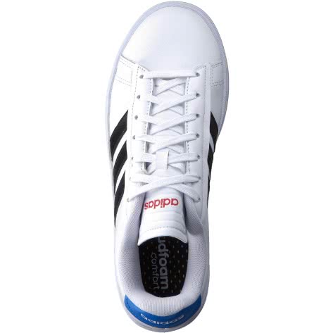 adidas Herren Sneaker Grand Court Alpha GY8029 39 1/3 Ftwr White/Core Black/Blue Rush | 39 1/3