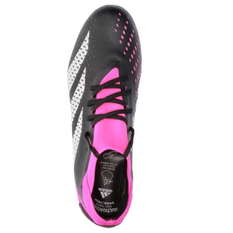 adidas Herren Fussballschuhe PREDATOR ACCURACY.3 MG GW4631 44 Core Black/Ftwr White/Pink | 44