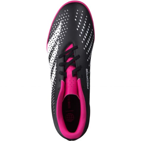 adidas Herren Fussballschuhe PREDATOR ACCURACY.4 TF GW4647 44 2/3 Core Black/Ftwr White/Pink | 44 2/3