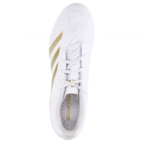 adidas Herren Fussballschuhe PREDATOR CLUB FxG IF6342 45 1/3 Ftwr White/Gold Met./Ftwr White | 45 1/3