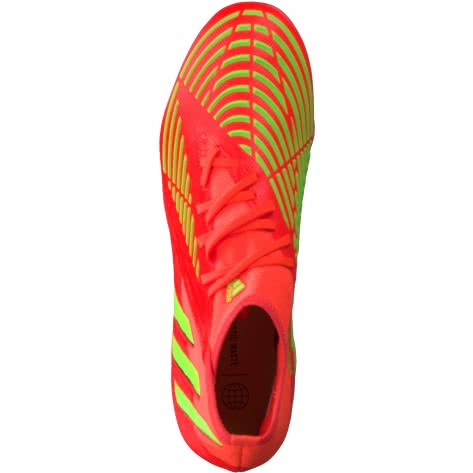 adidas Herren Fussballschuhe PREDATOR EDGE.2 FG GW1009 44 2/3 Sol Red/Sol Green/Core Blck | 44 2/3