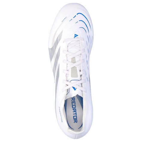 adidas Herren Fussballschuhe PREDATOR LEAGUE FG/MG ID1327 45 1/3 Ftwr White/Silver Met./Royal | 45 1/3