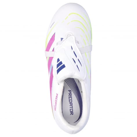 adidas Kinder Fussballschuhe PREDATOR LEAGUE FT FG J ID3831 38 2/3 Ftwr White/Lucid Pink/Lemon | 38 2/3
