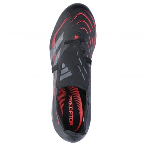 adidas Unisex Fussballschuhe PREDATOR LEAGUE FT FG/MG ID1322 44 2/3 Core Black/Grey Four/Lucid Red | 44 2/3