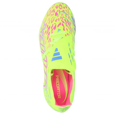adidas Unisex Fussballschuhe PREDATOR LEAGUE FT FG/MG JP9827 43 1/3 Lucid Lemon/Blue Fusion/Pink | 43 1/3