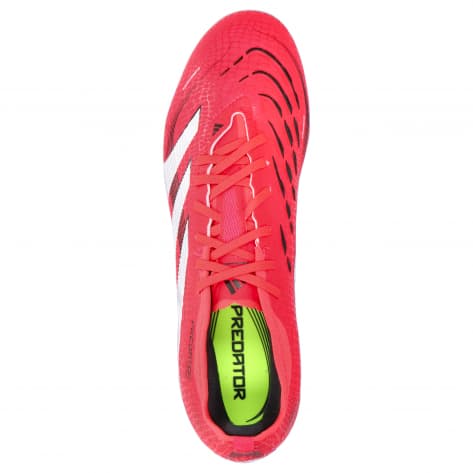 adidas Herren Fussballschuhe PREDATOR PRO FG ID3856 44 Lucid Red/Ftwr White/Black | 44