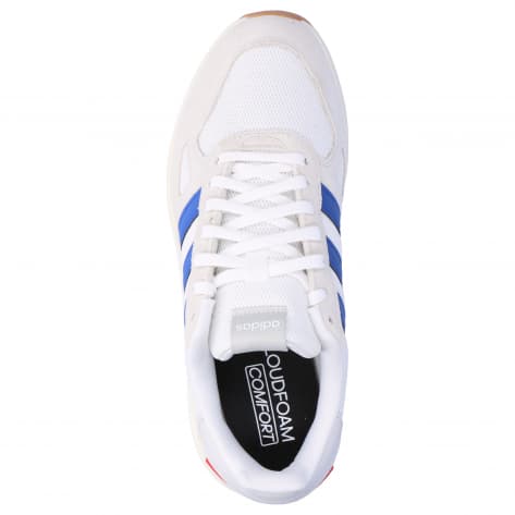 adidas Herren Sneaker RUN 84 IH8621 43 1/3 Ftwr White/Team Royal Blue/Grey | 43 1/3