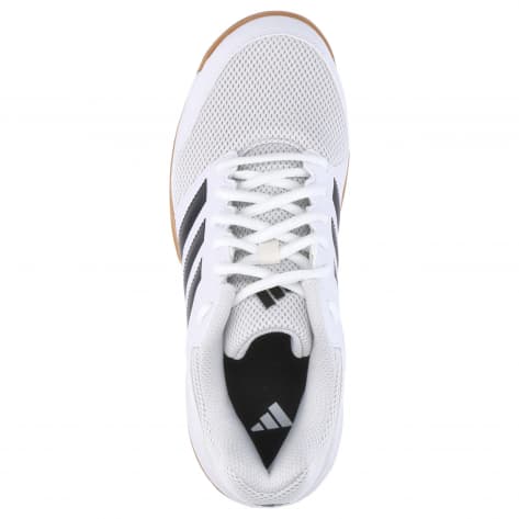 adidas Kinder Hallenschuhe Speedcourt k IE8034 38 Ftwr White/Core black/GUM10 | 38