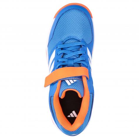 adidas Kinder Hallenschuhe Speedcourt K Klett JR1681 38 Bright Royal/Ftwr White/Orange | 38